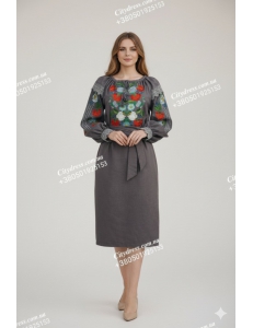 Фото Жіноча сукня з вишивкою арт.4019