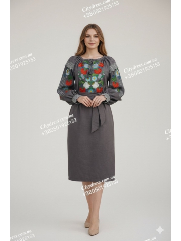 Жіноча сукня з вишивкою арт.4019