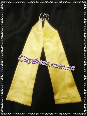 Перчатки детские высокие Р4 жолтые  арт.2510\10