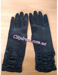Фото Дитячі ошатні рукавички з пальчиками  без зборки  арт. 2006