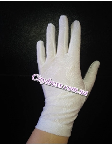 Дитячі ошатні рукавички з пальчиками  арт. 2015 