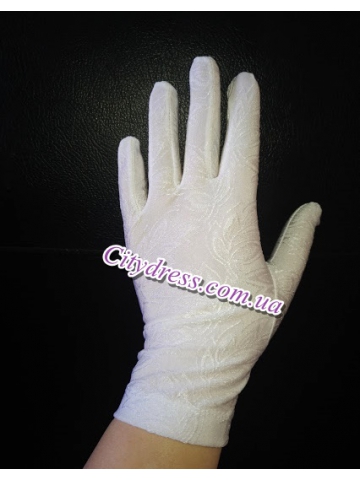 Дитячі ошатні рукавички з пальчиками  арт. 2015 
