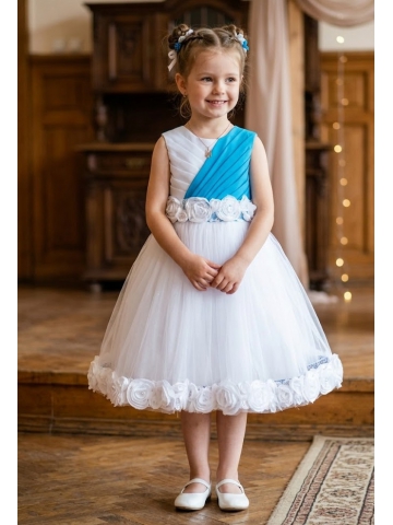 Дитяча святкова сукня р.104-116  арт. 0017