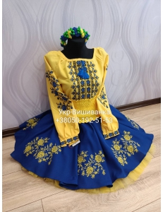 Фото Український фатіновий костюм для дівчинки арт. 2114