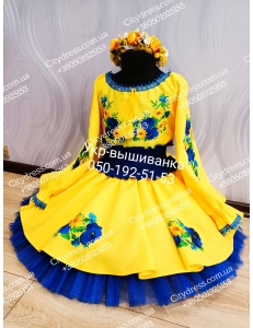 Фото Український фатіновий костюм для дівчинки арт. 2129