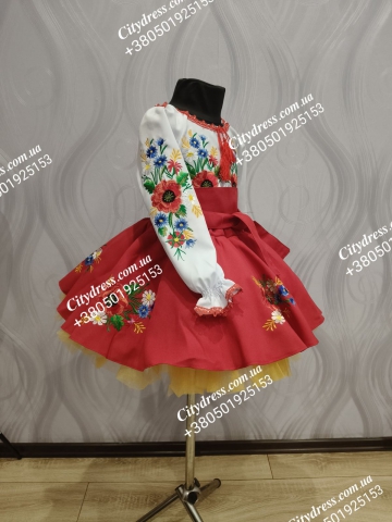 Український костюм з фатіновою спідницею арт.2885