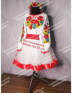 Фото Український  костюм  для дівчинки  арт. 2081