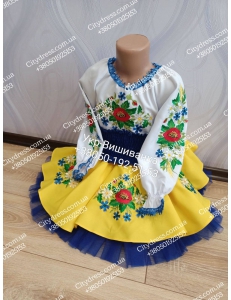 Фото Український фатіновий костюм для дівчинки арт. 2033