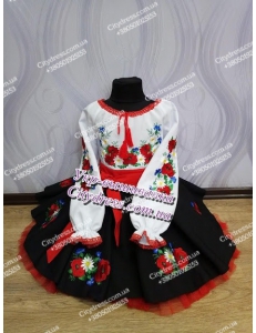 Фото Український фатіновий костюм для дівчинки арт. 2025
