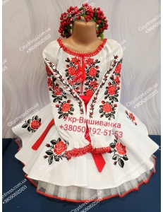 Фото Український фатіновий костюм для дівчинки арт. 2014