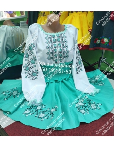 Фото Український фатіновий костюм для дівчинки арт. 2069