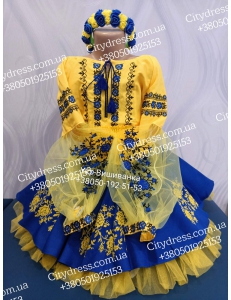 Фото Український фатіновий костюм для дівчинки арт. 2073