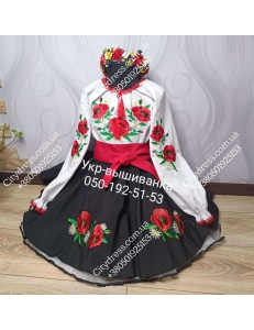 Фото Український фатіновий костюм для дівчинки арт. 2041