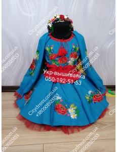 Фото Український фатіновий костюм для дівчинки арт. 2042
