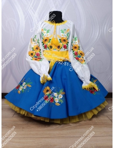 Фото Український фатіновий костюм для дівчинки арт. 2045