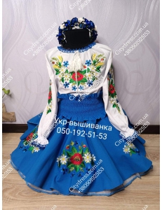 Фото Український фатіновий костюм для дівчинки арт. 2051