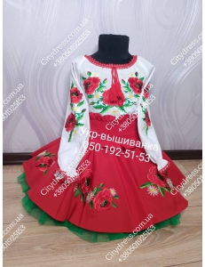 Фото Український фатіновий костюм для дівчинки арт. 2056