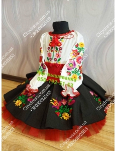 Фото Український фатіновий костюм для дівчинки арт. 2058