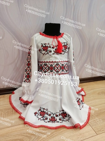 Український фатіновий костюм для дівчинки арт. 2049