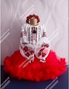 Фото Український костюм з фатіновою спідницею арт.2085