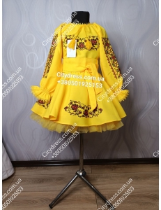 Фото Український фатіновий костюм для дівчинки арт. 2098
