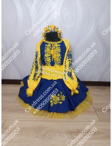 Фото Український фатіновий костюм для дівчинки арт. 2108