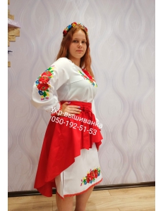 Фото Жіноча сукня з вишивкою арт.4003