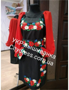 Фото Жіноча сукня з вишивкою арт.4005