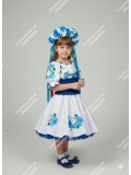 Український фатіновий костюм для дівчинки арт. 2815