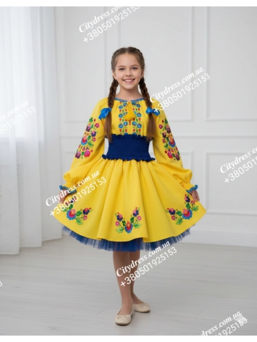 Український костюм з фатіновою спідницею арт.2886