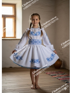 Український фатіновий костюм для дівчинки арт. 2878