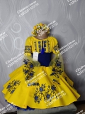 Український фатіновий костюм для дівчинки арт. 2076
