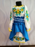Сукня з вишивкою для дівчат арт. 7014
