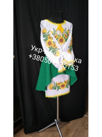 Сукня з вишивкою для дівчат арт. 7012