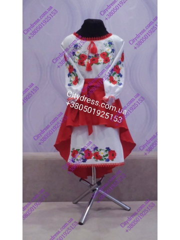 Сукня з вишивкою для дівчат арт. 7004