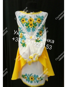 Сукня з вишивкою для дівчат арт. 7006