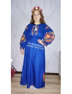 Фото Жіноча сукня з вишивкою арт.4021
